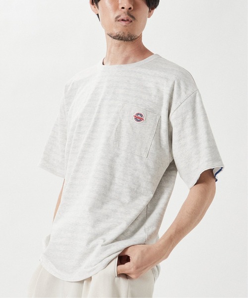 EDIFICE(エディフィス)の「【Merrygarden / メリーガーデン】別注 リバーシブル ボーダー Tシャツ(Tシャツ/カットソー・メンズ・ホワイト系その他/グレー系その他/イエロー系その他/オレンジ系その他/ネイビー系・MEDIUM/LARGE)」の21枚目の写真