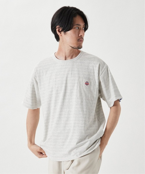 EDIFICE(エディフィス)の「【Merrygarden / メリーガーデン】別注 リバーシブル ボーダー Tシャツ(Tシャツ/カットソー・メンズ・ホワイト系その他/グレー系その他/イエロー系その他/オレンジ系その他/ネイビー系・MEDIUM/LARGE)」の22枚目の写真