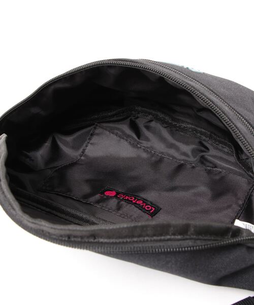 LOVETOXIC(ラブトキシック)の「【OUTDOOR】ウエストバッグ(ボディバッグ/ウエストポーチ・キッズ・ブラック/アイボリー/ラベンダー・FREE)」の6枚目の写真