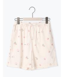 綿レーヨンフルーツモチーフショートパンツ