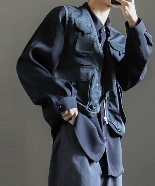 Ritzy(リッツィー)の「フィッシングベスト レディース メンズ(ベスト・メンズ・ベージュ/カーキ/チャコール・MEDIUM/LARGE/X-LARGE)」の2枚目の写真