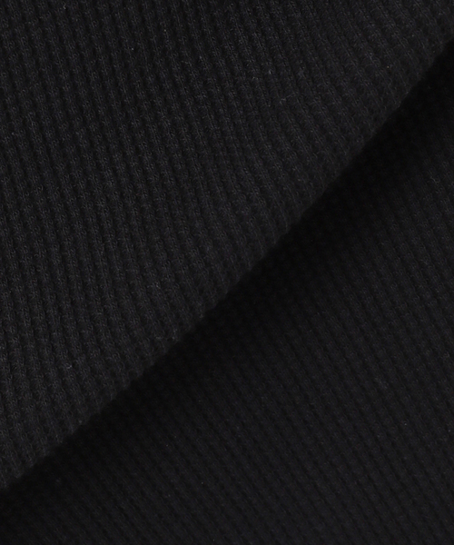 journal standard L'essage（ジャーナルスタンダードレサージュ）の「ワッフルノースリーブワンピース（ワンピース・レディース・ブラック/カーキ/マスタード・FREE）」の8枚目の写真