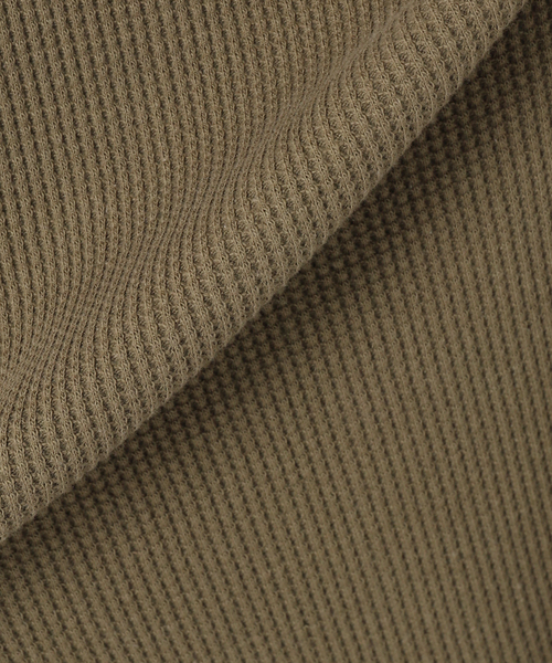 journal standard L'essage（ジャーナルスタンダードレサージュ）の「ワッフルノースリーブワンピース（ワンピース・レディース・ブラック/カーキ/マスタード・FREE）」の10枚目の写真