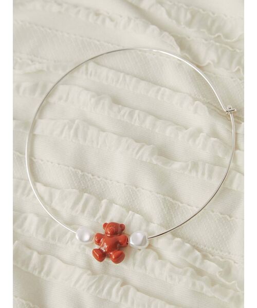 merry jenny(メリージェニー)の「acrylic bear choker(チョーカー・レディース・クリア/ブラウン/ブラック・FREE)」の5枚目の写真