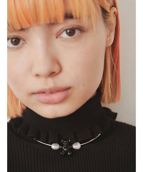 merry jenny(メリージェニー)の「acrylic bear choker(チョーカー・レディース・クリア/ブラウン/ブラック・FREE)」の9枚目の写真