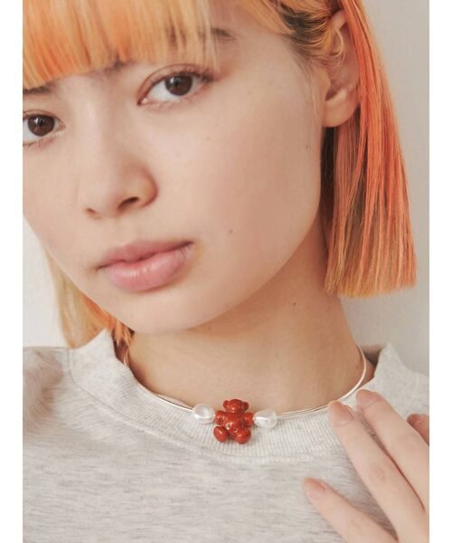 merry jenny(メリージェニー)の「acrylic bear choker(チョーカー・レディース・クリア/ブラウン/ブラック・FREE)」の11枚目の写真