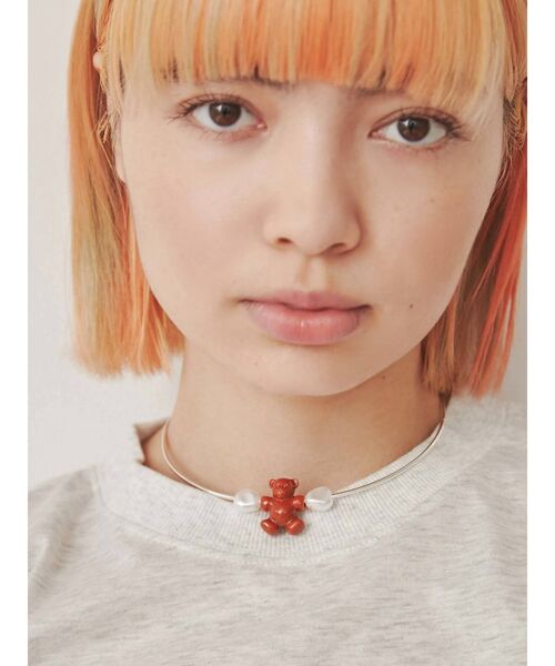merry jenny(メリージェニー)の「acrylic bear choker(チョーカー・レディース・クリア/ブラウン/ブラック・FREE)」の12枚目の写真