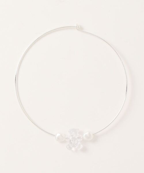 merry jenny(メリージェニー)の「acrylic bear choker(チョーカー・レディース・クリア/ブラウン/ブラック・FREE)」の3枚目の写真