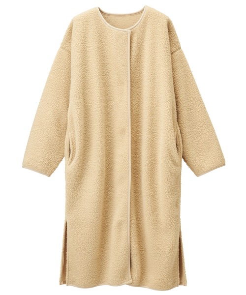 RANAN（ラナン）の「ノーカラーボアコート（ノーカラーコート）」 - WEAR