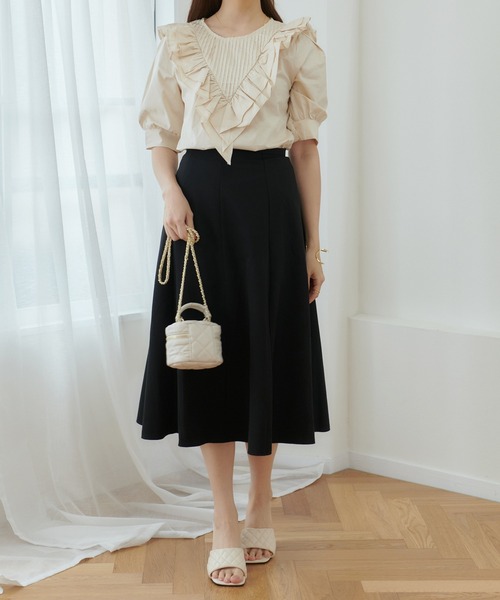 Lamoa（ラモア）の「Lamoa/フリル ボリューム ブラウス（シャツ/ブラウス・レディース・ブルー/ベージュ/ホワイト・FREE）」の13枚目の写真