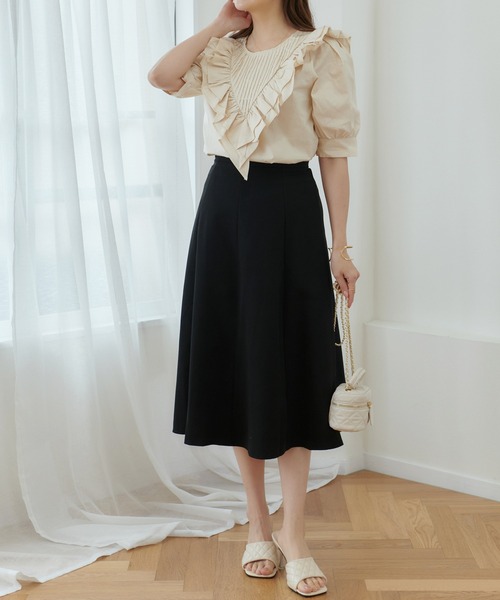 Lamoa（ラモア）の「Lamoa/フリル ボリューム ブラウス（シャツ/ブラウス・レディース・ブルー/ベージュ/ホワイト・FREE）」の14枚目の写真