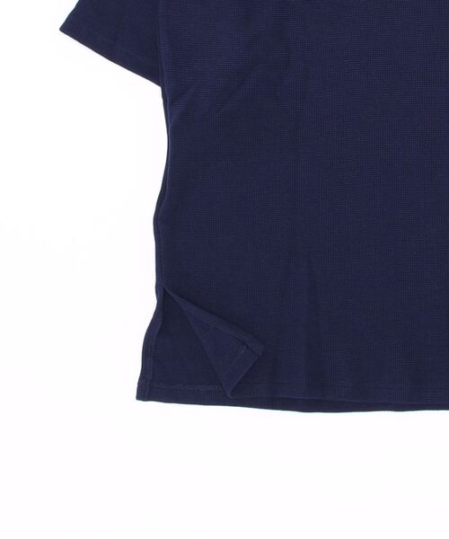 POPPINS（ポピンズ）の「【PEANUTS(ピーナッツ)】スヌーピー/バックプリントワッフルTシャツ C(POPPINS)（Tシャツ/カットソー・レディース・ホワイト/ネイビー・FREE）」の6枚目の写真