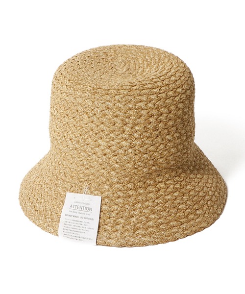 La Maison de Lyllis（メゾンドリリス）の「LA MAISON DE LYLLIS / "NAT" クロシェハット（ハット・レディース・ベージュ・FREE）」の2枚目の写真