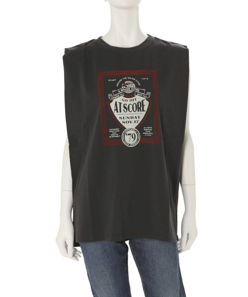 Ungrid（アングリッド）の「ヴィンテージロゴノースリタンクトップ（タンクトップ・レディース・チャコールグレー/オフホワイト/ピンク・FREE）」の15枚目の写真