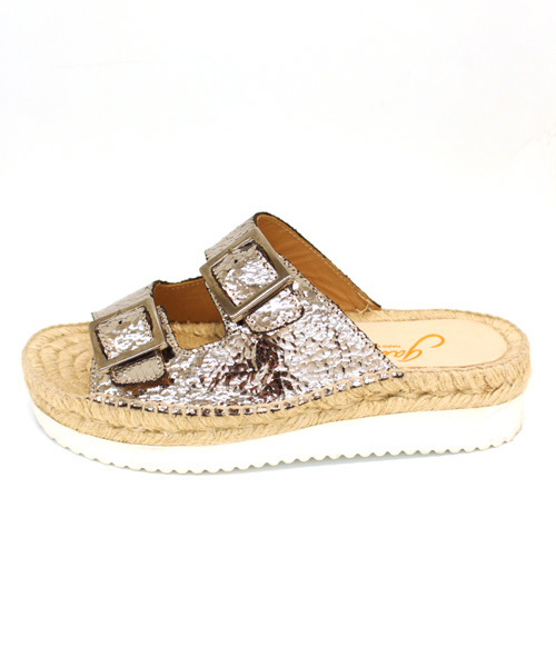 GAIMO(ガイモ)の「【GAIMO】ZODIAC SANDAL(サンダル・レディース・ホワイト/シルバー・37cm/38cm/36cm)」の4枚目の写真