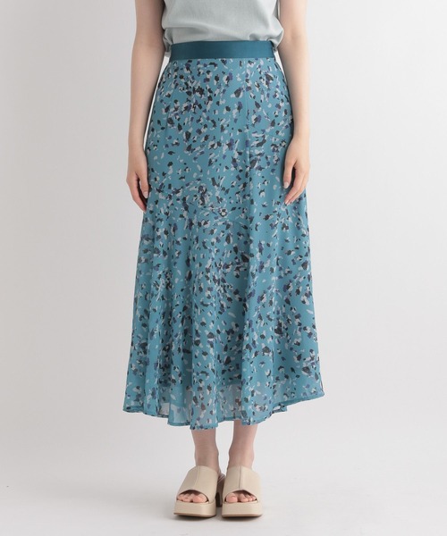 Andemiu（アンデミュウ）の「ストーンドットマーメイドスカート344025（スカート・レディース・チャコールグレー/ブルー/キャメル・FREE）」の11枚目の写真