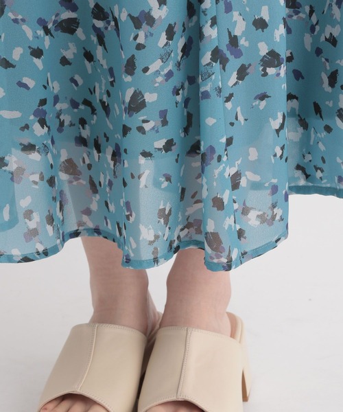 Andemiu（アンデミュウ）の「ストーンドットマーメイドスカート344025（スカート・レディース・チャコールグレー/ブルー/キャメル・FREE）」の17枚目の写真