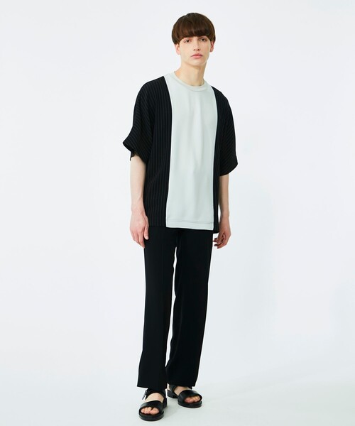 UNITED TOKYO(ユナイテッドトウキョウ)の「サイドストライプドルマンTシャツ(Tシャツ/カットソー・メンズ・ブラック/ミント/アイボリー・1/2)」の21枚目の写真
