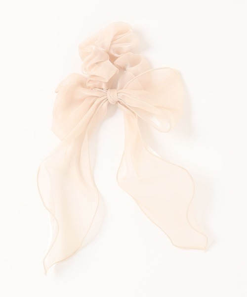 apres jour（アプレジュール）の「【apres jour×ARIAZ】シュシュリボン（シュシュ・レディース・ライトグレー/ブラック/ベージュ/ピンクベージュ・FREE）」の10枚目の写真