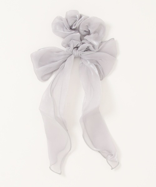 apres jour（アプレジュール）の「【apres jour×ARIAZ】シュシュリボン（シュシュ・レディース・ライトグレー/ブラック/ベージュ/ピンクベージュ・FREE）」の6枚目の写真