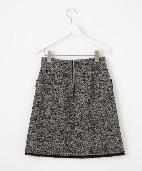 EMMEL REFINES（エメルリファインズ）の「＜EMMEL REFINES（エメル リファインズ）＞EM ツイード ミニスカート（スカート・レディース・ブラック・XS/S/M）」の13枚目の写真