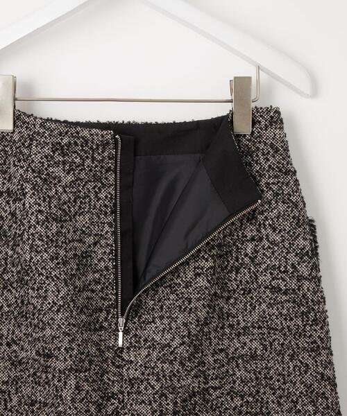 EMMEL REFINES（エメルリファインズ）の「＜EMMEL REFINES（エメル リファインズ）＞EM ツイード ミニスカート（スカート・レディース・ブラック・XS/S/M）」の6枚目の写真