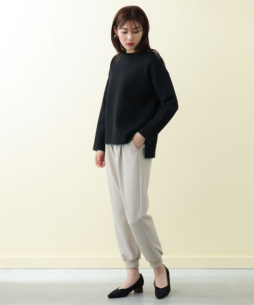 BEAMS HEART(ビームスハート)の「配色リバーシブル ニットプルオーバー(ウォッシャブル)(ニット/セーター・レディース・ブラック/グレー/アイボリー・FREE)」の15枚目の写真
