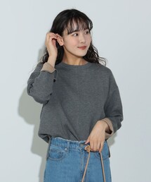 配色リバーシブル ニットプルオーバー(ウォッシャブル)