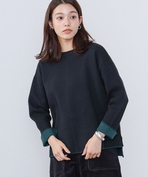 配色リバーシブル ニットプルオーバー(ウォッシャブル)