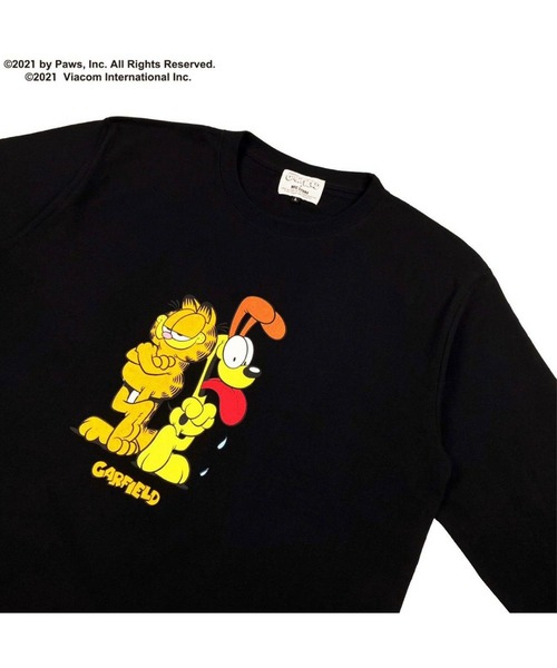 MFC STORE（エムエフシーストア）の「MFC STORE x Garfield BLACK L/S TEE（Tシャツ/カットソー・メンズ・ブラック・S/L/XL）」の4枚目の写真