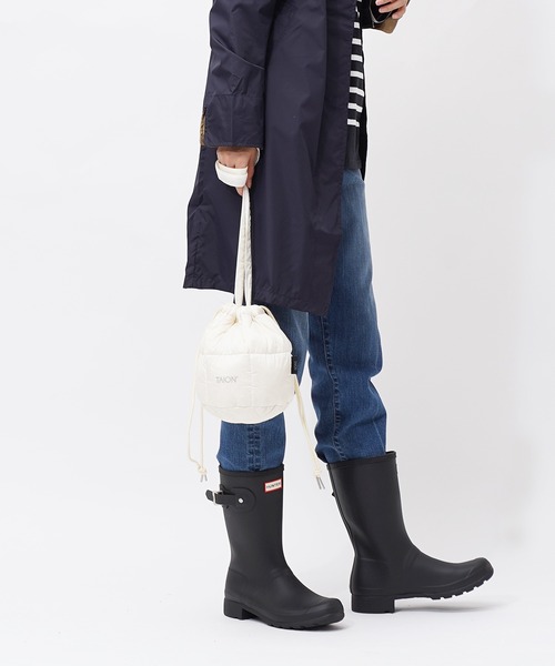 TAION（タイオン）の「【 TAION / タイオン 】 ドロストダウンバッグ 巾着 ダウン バッグ S DON TAION DST01 S（ショルダーバッグ・レディース・ブラック/ベージュ/オフホワイト/サックスブルー/ブルー/グリーン/ラベンダー/キャメル/グレー・FREE）」の16枚目の写真