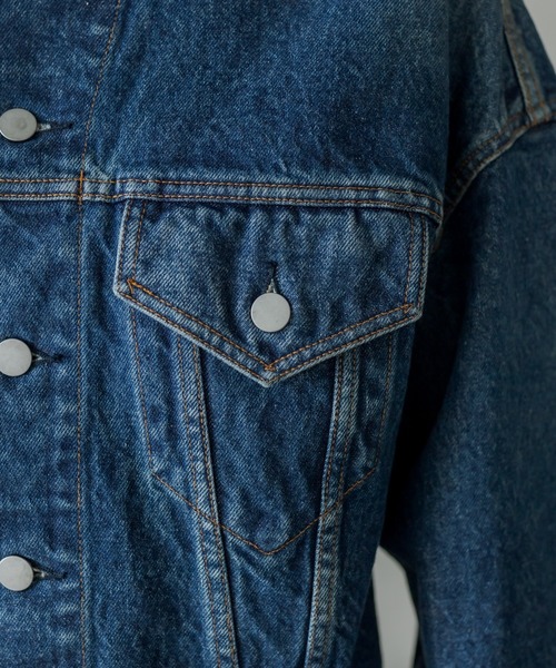 mystic（ミスティック）の「ai no de setouchiジャケット（デニムジャケット・レディース・インディゴブルー/ブラック・FREE）」の10枚目の写真