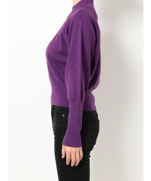 MURUA(ムルーア)の「モダンボトルネックニット(ニット/セーター・レディース・ブラック/パープル/アイボリー/モカ・FREE)」の21枚目の写真