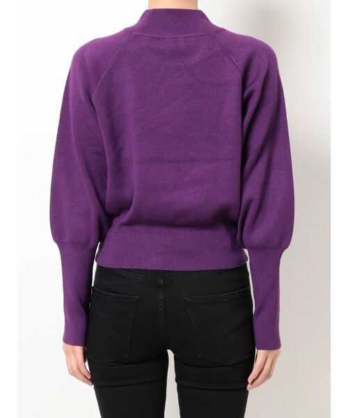 MURUA(ムルーア)の「モダンボトルネックニット(ニット/セーター・レディース・ブラック/パープル/アイボリー/モカ・FREE)」の12枚目の写真