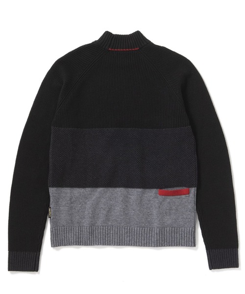 未使用 narifuri ナリフリ カラーパネル ミッドネックニット