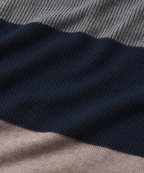 narifuri（ナリフリ）の「カラーパネルウォッシャブルミッドネック