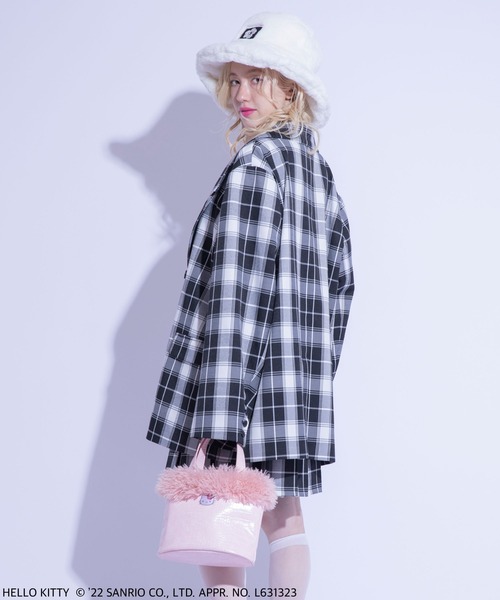 Candy Stripper（キャンディストリッパー）の「HELLO KITTY FUR バッグ（ハンドバッグ・レディース・ピンク/ブラック・FREE）」の16枚目の写真