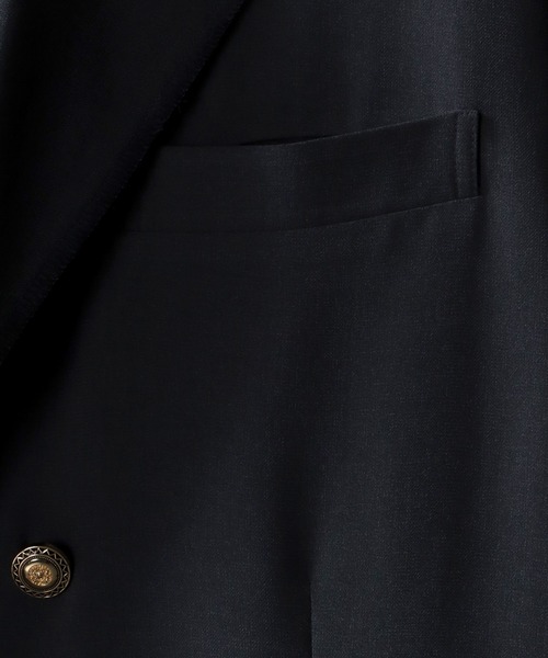 【セール】overlock double breasted jacket/別注 オーバーロック ダブル ジャケット セットアップ対応（テーラードジャケット）｜SITRY（シトリー）