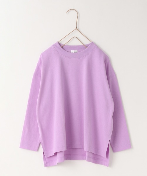 LOWRYS FARM（ローリーズファーム）の「ＵＳＡベーシックロンＴ　156955（Tシャツ/カットソー・キッズ・ブラック/オフホワイト/ブルー/グリーン/ピンク/イエロー/グリーン系その他/ブルー系その他/チャコールグレー/パープル/その他1/レッド/ピンク系その他・110cm/120cm/130cm/140cm/150cm）」の8枚目の写真