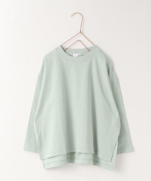 LOWRYS FARM（ローリーズファーム）の「ＵＳＡベーシックロンＴ　156955（Tシャツ/カットソー・キッズ・ブラック/オフホワイト/ブルー/グリーン/ピンク/イエロー/グリーン系その他/ブルー系その他/チャコールグレー/パープル/その他1/レッド/ピンク系その他・110cm/120cm/130cm/140cm/150cm）」の7枚目の写真