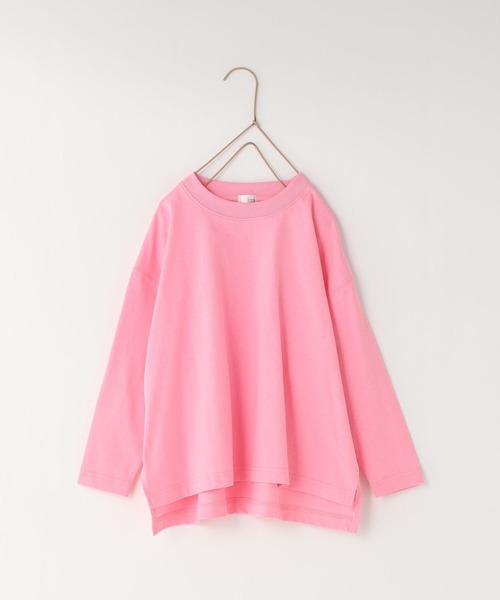 LOWRYS FARM（ローリーズファーム）の「ＵＳＡベーシックロンＴ　156955（Tシャツ/カットソー・キッズ・ブラック/オフホワイト/ブルー/グリーン/ピンク/イエロー/グリーン系その他/ブルー系その他/チャコールグレー/パープル/その他1/レッド/ピンク系その他・110cm/120cm/130cm/140cm/150cm）」の11枚目の写真