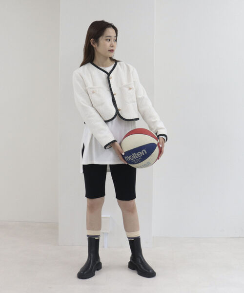 onulsoha（オヌルソハ）の「リブニットスパッツ（その他パンツ・レディース・グレー/ブラック/ベージュ・38）」の17枚目の写真