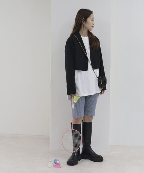 onulsoha（オヌルソハ）の「リブニットスパッツ（その他パンツ・レディース・グレー/ブラック/ベージュ・38）」の12枚目の写真