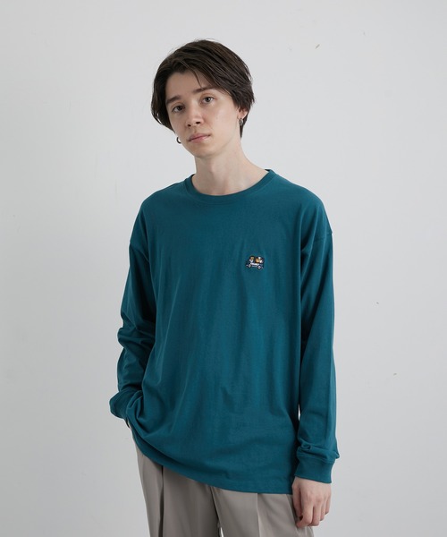 JUNRED(ジュンレッド)の「エシカルストーリーロングスリーブTシャツ(Tシャツ/カットソー・メンズ・ホワイト/ピンク/キナリ/ブルー系その他4・LL/M/L)」の3枚目の写真