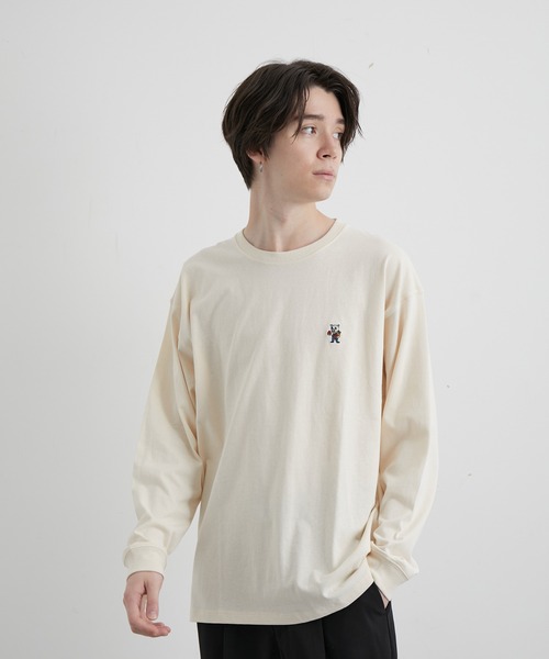 JUNRED(ジュンレッド)の「エシカルストーリーロングスリーブTシャツ(Tシャツ/カットソー・メンズ・ホワイト/ピンク/キナリ/ブルー系その他4・LL/M/L)」の21枚目の写真
