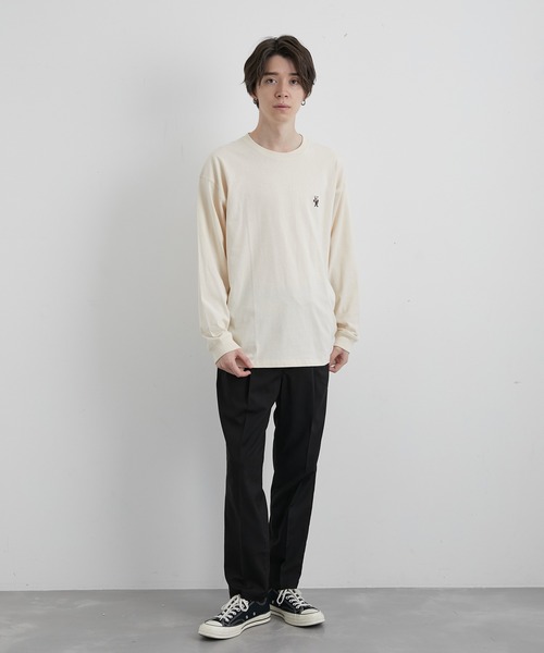 JUNRED(ジュンレッド)の「エシカルストーリーロングスリーブTシャツ(Tシャツ/カットソー・メンズ・ホワイト/ピンク/キナリ/ブルー系その他4・LL/M/L)」の16枚目の写真