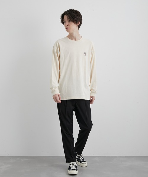 JUNRED(ジュンレッド)の「エシカルストーリーロングスリーブTシャツ(Tシャツ/カットソー・メンズ・ホワイト/ピンク/キナリ/ブルー系その他4・LL/M/L)」の22枚目の写真