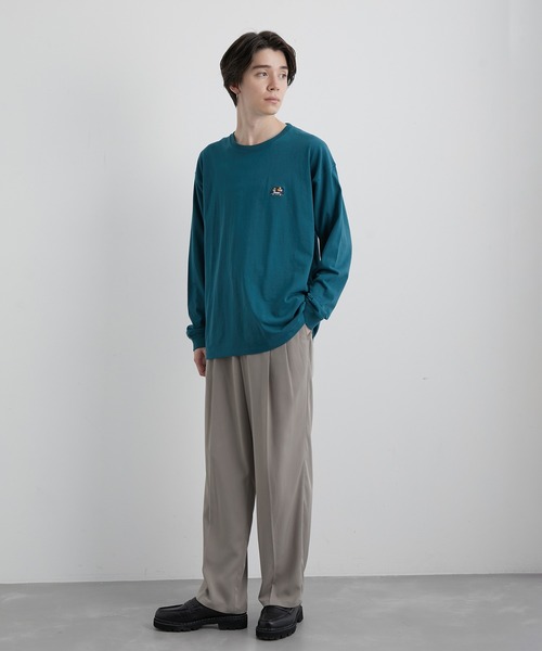 JUNRED(ジュンレッド)の「エシカルストーリーロングスリーブTシャツ(Tシャツ/カットソー・メンズ・ホワイト/ピンク/キナリ/ブルー系その他4・LL/M/L)」の19枚目の写真