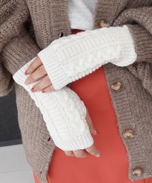 CORNERS | ショートケーブルアームウォーマー(アームカバー)