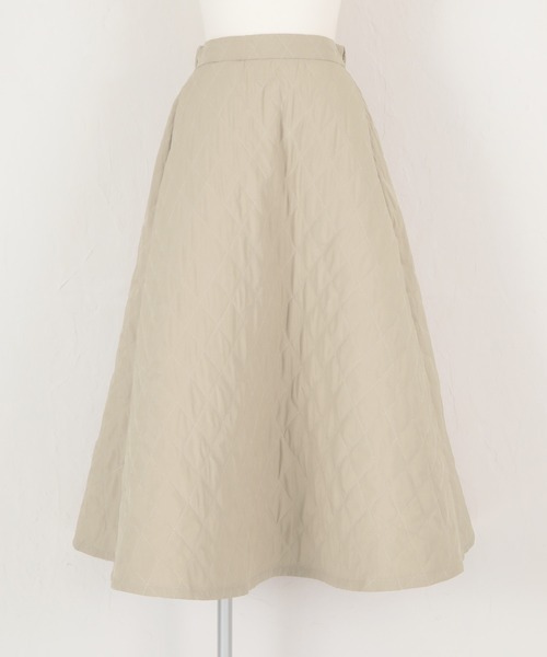 titivate（ティティベイト）の「ｷﾙﾃｨﾝｸﾞﾌﾚｱｽｶｰﾄ（スカート・レディース・アイボリー/グレイッシュベージュ/ブラック・M/L/S）」の11枚目の写真